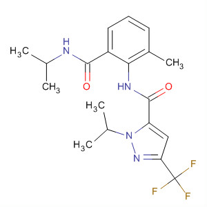 362638-25-3  1H-Pyrazole-5-carboxamide,1-(1-methylethyl)-N-[2-methyl-6-[[(1-methylethyl)amino]carbonyl]phenyl]-3-(trifluoromethyl)-