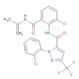 362639-06-3  1H-Pyrazole-5-carboxamide,1-(2-chlorophenyl)-N-[2-chloro-6-[(2-propenylamino)carbonyl]phenyl]-3-(trifluoromethyl)-