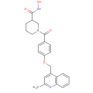 362697-27-6  3-Piperidinecarboxamide,N-hydroxy-1-[4-[(2-methyl-4-quinolinyl)methoxy]benzoyl]-