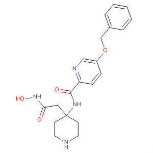 362699-64-7  2-Pyridinecarboxamide,N-[4-[2-(hydroxyamino)-2-oxoethyl]-4-piperidinyl]-5-(phenylmethoxy)-