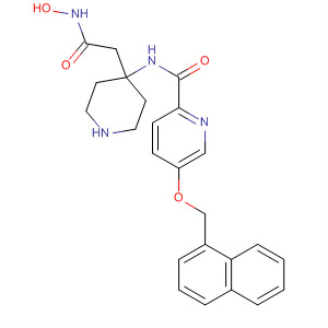 362699-66-9  2-Pyridinecarboxamide,N-[4-[2-(hydroxyamino)-2-oxoethyl]-4-piperidinyl]-5-(1-naphthalenylmethoxy)-