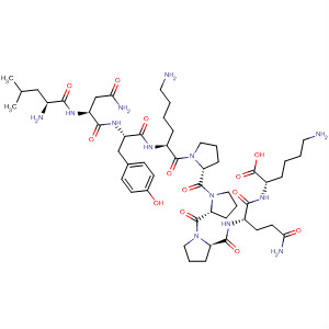 363131-22-0  L-Lysine,L-leucyl-L-asparaginyl-L-tyrosyl-L-lysyl-L-prolyl-L-prolyl-L-prolyl-L-glutaminyl-
