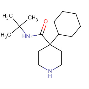 363191-02-0  4-Piperidinecarboxamide, 4-cyclohexyl-N-(1,1-dimethylethyl)- 363191-02-0  4-Piperidinecarboxamide, 4-cyclohexyl-N-(1,1-dimethylethyl)-