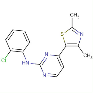 364333-75-5  2-Pyrimidinamine, N-(2-chlorophenyl)-4-(2,4-dimethyl-5-thiazolyl)-