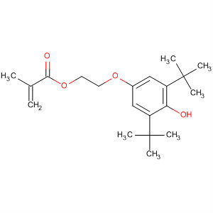 36436-10-9  2-Propenoic acid, 2-methyl-,2-[3,5-bis(1,1-dimethylethyl)-4-hydroxyphenoxy]ethyl ester