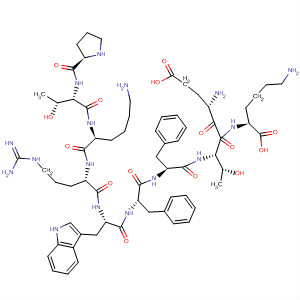 364589-56-0  L-Lysine,L-prolyl-L-threonyl-L-lysyl-L-arginyl-L-tryptophyl-L-phenylalanyl-L-phenylalanyl-L-a-glutamyl-L-threonyl-