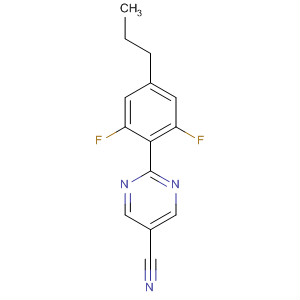 364634-74-2  5-Pyrimidinecarbonitrile, 2-(2,6-difluoro-4-propylphenyl)-