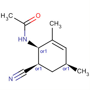 364801-91-2  Acetamide, N-[(1R,4S,6R)-6-cyano-2,4-dimethyl-2-cyclohexen-1-yl]-,rel-