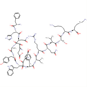 365253-13-0  L-Lysine,L-phenylalanyl-L-histidyl-L-a-glutamyl-L-asparaginyl-L-alanyl-L-tyrosyl-L-a-aspartyl-L-tryptophyl-L-phenylalanyl-L-valyl-L-arginyl-L-glutaminyl-L-valyl-L-seryl-L-lysyl-