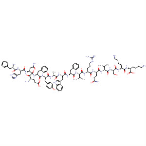 365253-15-2  L-Lysine,L-phenylalanyl-L-histidyl-L-a-glutamyl-L-asparaginyl-L-phenylalanyl-L-tyrosyl-L-alanyl-L-tryptophyl-L-phenylalanyl-L-valyl-L-arginyl-L-glutaminyl-L-valyl-L-seryl-L-lysyl-