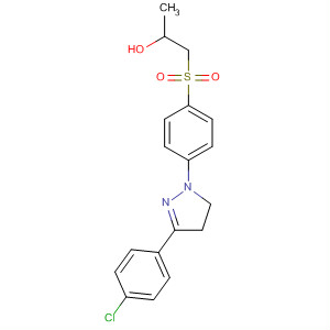 3656-23-3  2-Propanol,1-[[4-[3-(4-chlorophenyl)-4,5-dihydro-1H-pyrazol-1-yl]phenyl]sulfonyl]-