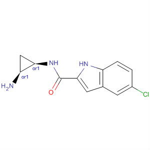 365996-15-2  1H-Indole-2-carboxamide, N-[(1R,2S)-2-aminocyclopropyl]-5-chloro-,rel-