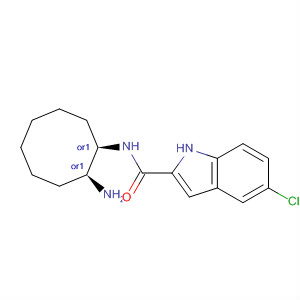 365996-51-6  1H-Indole-2-carboxamide, N-[(1R,2S)-2-aminocyclooctyl]-5-chloro-, rel-