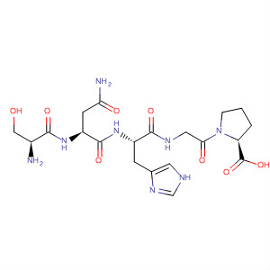 366491-75-0  L-Proline, L-seryl-L-asparaginyl-L-histidylglycyl-