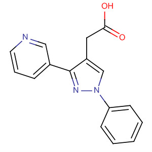 36664-54-7  1H-Pyrazole-4-acetic acid, 1-phenyl-3-(3-pyridinyl)-
