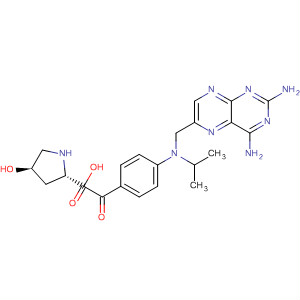 366794-89-0  L-Proline,1-[4-[[(2,4-diamino-6-pteridinyl)methyl](1-methylethyl)amino]benzoyl]-4-hydroxy-, (4R)-