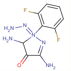 366802-44-0  4H-Pyrazol-4-one, 3,5-diamino-, (2,6-difluorophenyl)hydrazone 366802-44-0  4H-Pyrazol-4-one, 3,5-diamino-, (2,6-difluorophenyl)hydrazone