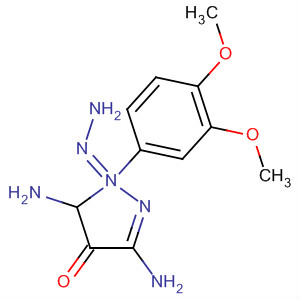 366802-58-6  4H-Pyrazol-4-one, 3,5-diamino-, (3,4-dimethoxyphenyl)hydrazone