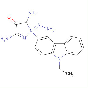 366802-68-8  4H-Pyrazol-4-one, 3,5-diamino-, (9-ethyl-9H-carbazol-3-yl)hydrazone 366802-68-8  4H-Pyrazol-4-one, 3,5-diamino-, (9-ethyl-9H-carbazol-3-yl)hydrazone