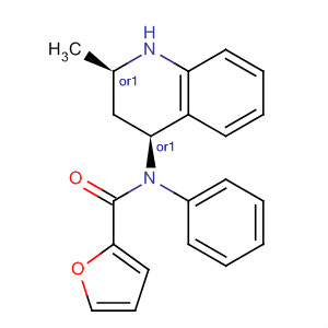 367508-90-5  4-Quinolinamine,1-(2-furanylcarbonyl)-1,2,3,4-tetrahydro-2-methyl-N-phenyl-,(2R,4S)-rel- 367508-90-5  4-Quinolinamine,1-(2-furanylcarbonyl)-1,2,3,4-tetrahydro-2-methyl-N-phenyl-,(2R,4S)-rel-