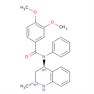 367508-97-2  4-Quinolinamine,1-(3,4-dimethoxybenzoyl)-1,2,3,4-tetrahydro-2-methyl-N-phenyl-,(2R,4R)-rel- 367508-97-2  4-Quinolinamine,1-(3,4-dimethoxybenzoyl)-1,2,3,4-tetrahydro-2-methyl-N-phenyl-,(2R,4R)-rel-