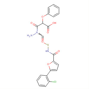 367967-07-5  Acetic acid, phenoxy-,2-[[[[5-(2-chlorophenyl)-2-furanyl]carbonyl]amino]thioxomethyl]hydrazide