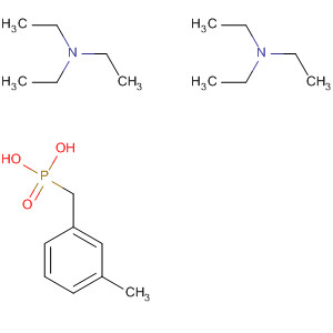 368454-40-4  Phosphonic acid, [(3-methylphenyl)methyl]-, compd. withN,N-diethylethanamine (1:2)