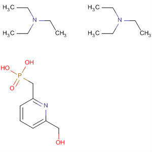 368454-42-6  Phosphonic acid, [[6-(hydroxymethyl)-2-pyridinyl]methyl]-, compd. withN,N-diethylethanamine (1:2)