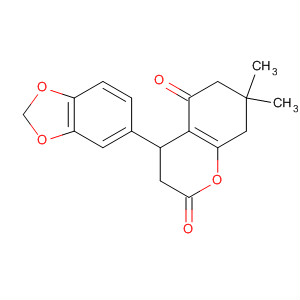 369587-56-4  2H-1-Benzopyran-2,5(3H)-dione,4-(1,3-benzodioxol-5-yl)-4,6,7,8-tetrahydro-7,7-dimethyl-