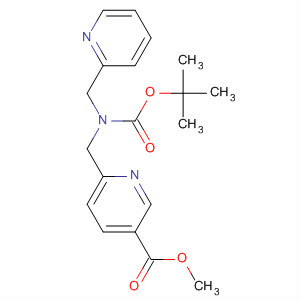 369654-86-4  3-Pyridinecarboxylic acid,6-[[[(1,1-dimethylethoxy)carbonyl](2-pyridinylmethyl)amino]methyl]-,methyl ester