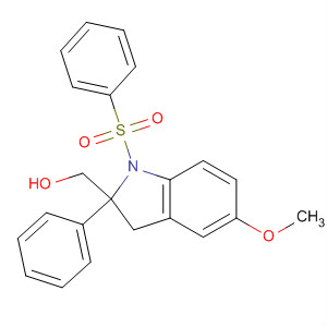 370580-14-6  1H-Indole-2-methanol, 5-methoxy-a-phenyl-1-(phenylsulfonyl)-