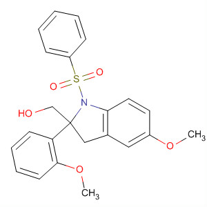 370580-16-8  1H-Indole-2-methanol,5-methoxy-a-(2-methoxyphenyl)-1-(phenylsulfonyl)-