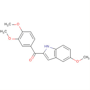 370581-06-9  Methanone, (3,4-dimethoxyphenyl)(5-methoxy-1H-indol-2-yl)-