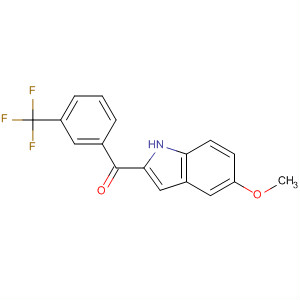 370581-17-2  Methanone, (5-methoxy-1H-indol-2-yl)[3-(trifluoromethyl)phenyl]-