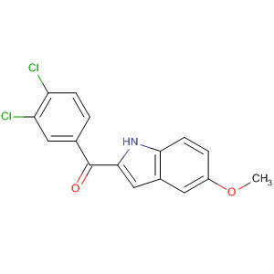 370581-19-4  Methanone, (3,4-dichlorophenyl)(5-methoxy-1H-indol-2-yl)-