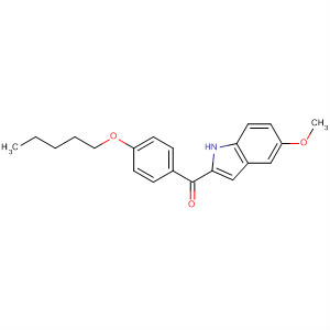 370581-23-0  Methanone, (5-methoxy-1H-indol-2-yl)[4-(pentyloxy)phenyl]-