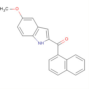 370581-24-1  Methanone, (5-methoxy-1H-indol-2-yl)-1-naphthalenyl-