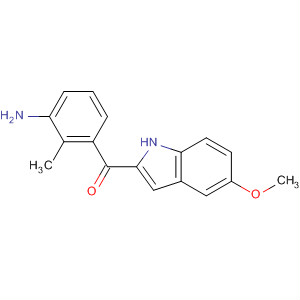 370581-37-6  Methanone, (3-amino-2-methylphenyl)(5-methoxy-1H-indol-2-yl)-