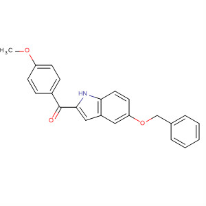 370581-42-3  Methanone, (4-methoxyphenyl)[5-(phenylmethoxy)-1H-indol-2-yl]-