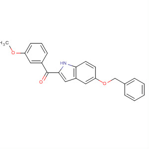 370581-45-6  Methanone, (3-methoxyphenyl)[5-(phenylmethoxy)-1H-indol-2-yl]-