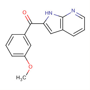 370581-49-0  Methanone, (3-methoxyphenyl)-1H-pyrrolo[2,3-b]pyridin-2-yl-