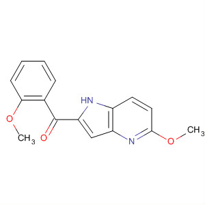 370581-52-5  Methanone,(2-methoxyphenyl)(5-methoxy-1H-pyrrolo[3,2-b]pyridin-2-yl)-