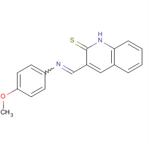 370848-86-5  2(1H)-Quinolinethione, 3-[[(4-methoxyphenyl)imino]methyl]-