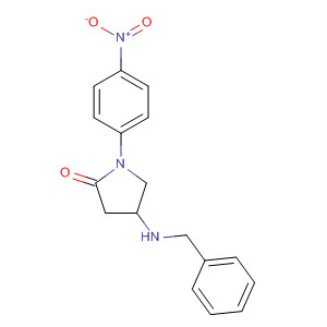 370858-19-8  2-Pyrrolidinone, 1-(4-nitrophenyl)-4-[(phenylmethyl)amino]-