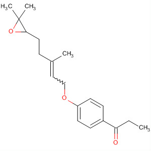37087-79-9  1-Propanone,1-[4-[[5-(3,3-dimethyloxiranyl)-3-methyl-2-pentenyl]oxy]phenyl]-