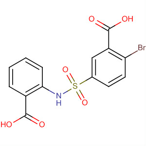 37088-38-3  Benzoic acid, 2-bromo-5-[[(2-carboxyphenyl)amino]sulfonyl]-