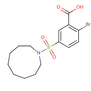 37093-16-6  Benzoic acid, 2-bromo-5-[(octahydro-1H-azonin-1-yl)sulfonyl]-