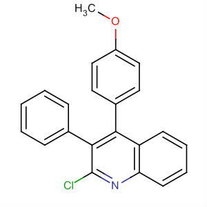37118-70-0  Quinoline, 2-chloro-4-(4-methoxyphenyl)-3-phenyl-