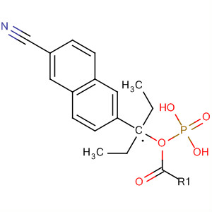 371222-24-1  Phosphonic acid, [(6-cyano-2-naphthalenyl)methyl]-, diethyl ester