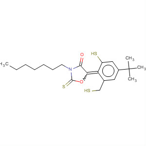 371229-72-0  4-Oxazolidinone,5-[5-(1,1-dimethylethyl)-1,3-benzodithiol-2-ylidene]-3-heptyl-2-thioxo-
